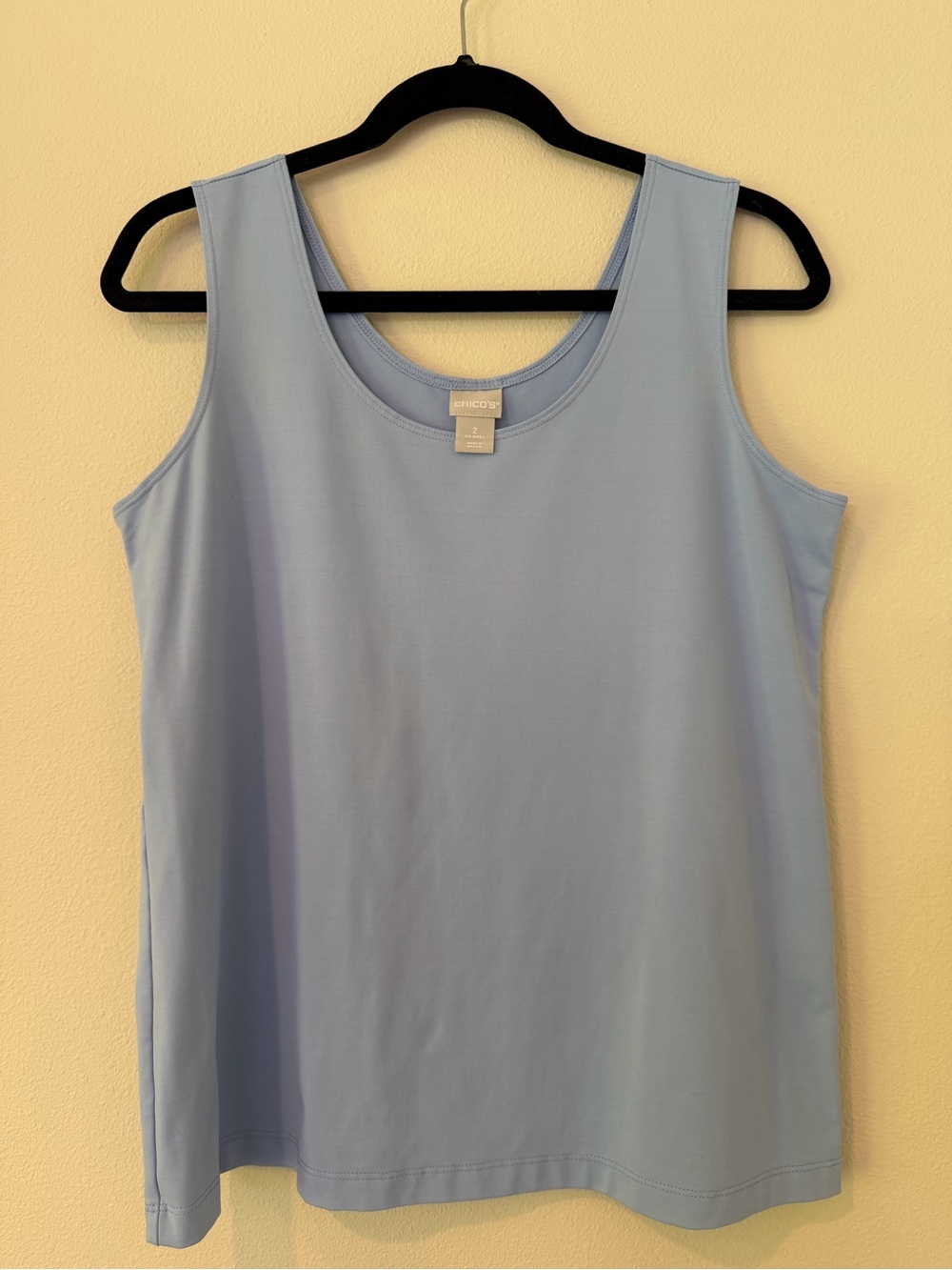 Chico's Pale Blue Scoop Neck Tank